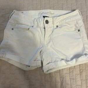American Eagle Outfitters white Denim Jean Shorts-4